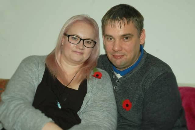 Chris and Caroline Platts. Their family is benefiting from the Poppy Appeal fund following Caroline's illness. EMN-171113-102344001