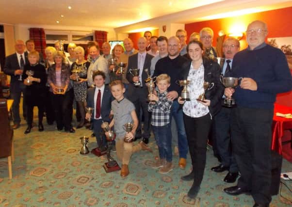 Melton Golf Club trophy winners for 2017 at the annual presentation evening EMN-171122-122329002