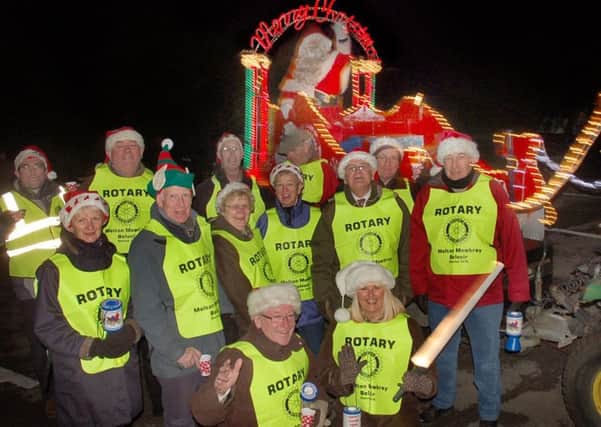 Santa's sleigh on the streets of Melton PHOTO: Tim Williams